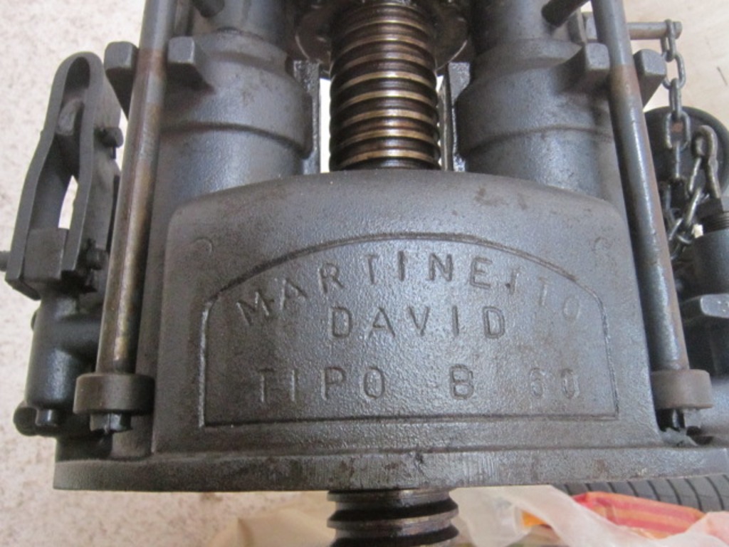 Torchio idraulico MARTINETTO DAVID TIPO B 60 come nuovo in vendita - foto 1