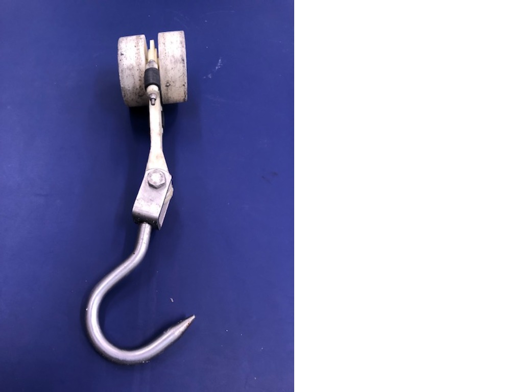 vendo ganci a carrucola inox per guidovie in vendita - foto 1