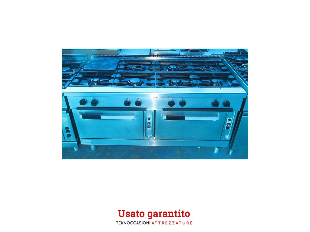 Cucina a gas 8 fuochi 2 forni Zanussi in vendita - foto 1