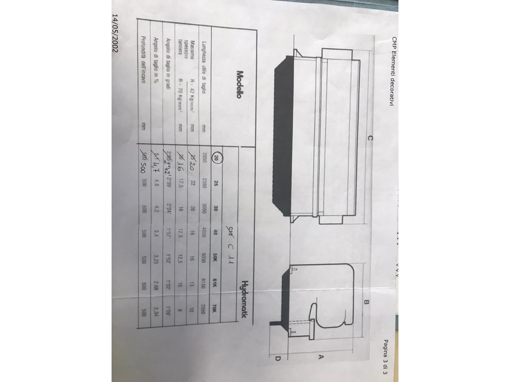CESOIA SACMA mod. C 11-20 in vendita - foto 8