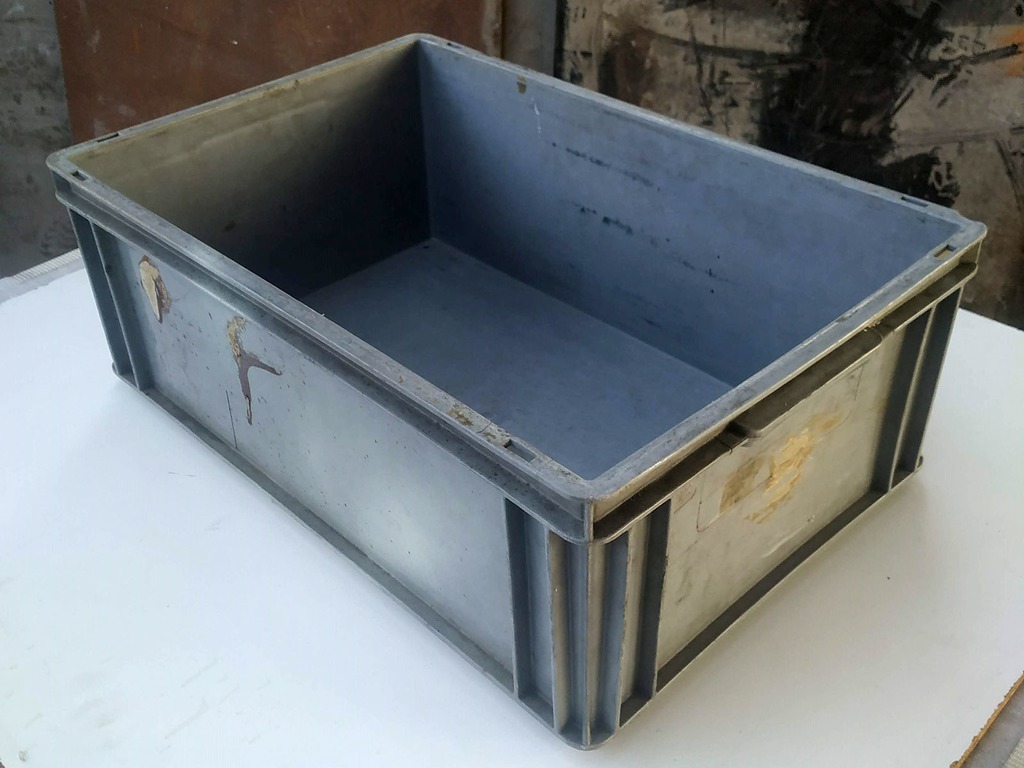 Cassette scatole contenitori impilabili in polietilene 60x40x22 L45 in vendita - foto 2