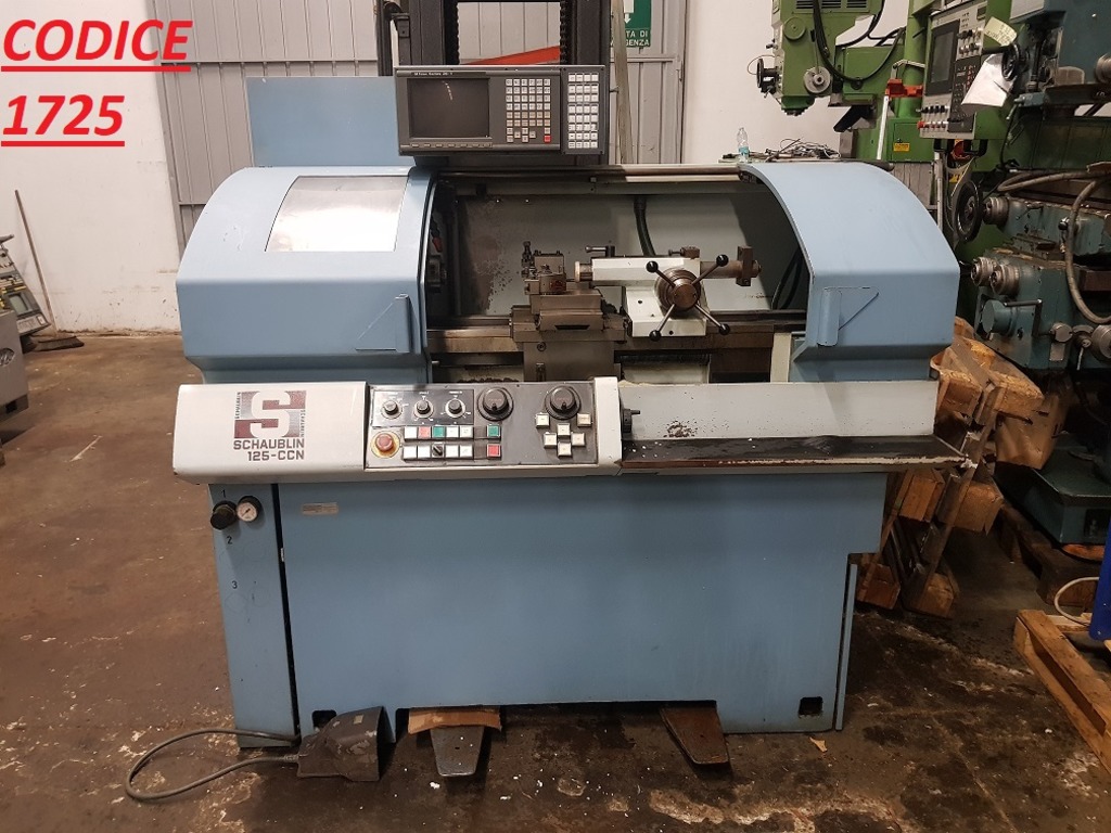 TORNIO SCHAUBLIN 125-CCN CNC FANUC COD. 1725 in vendita - foto 1