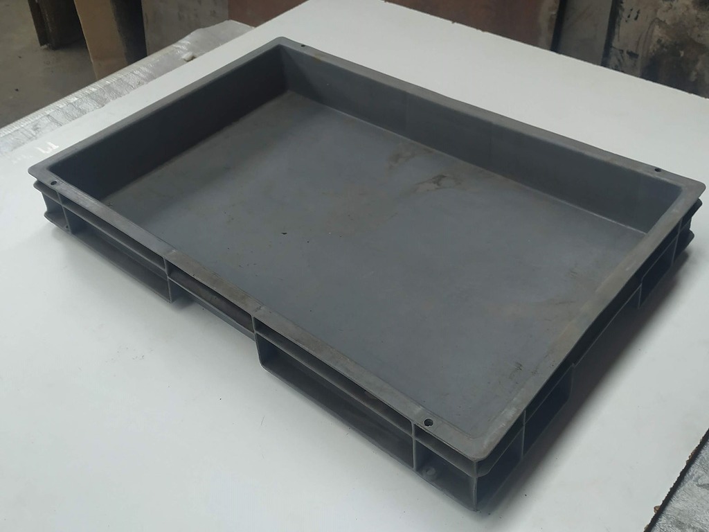 Cassette scatole contenitori impilabili Euro in polietilene 59.5x39.5x7.5 14L in vendita - foto 3