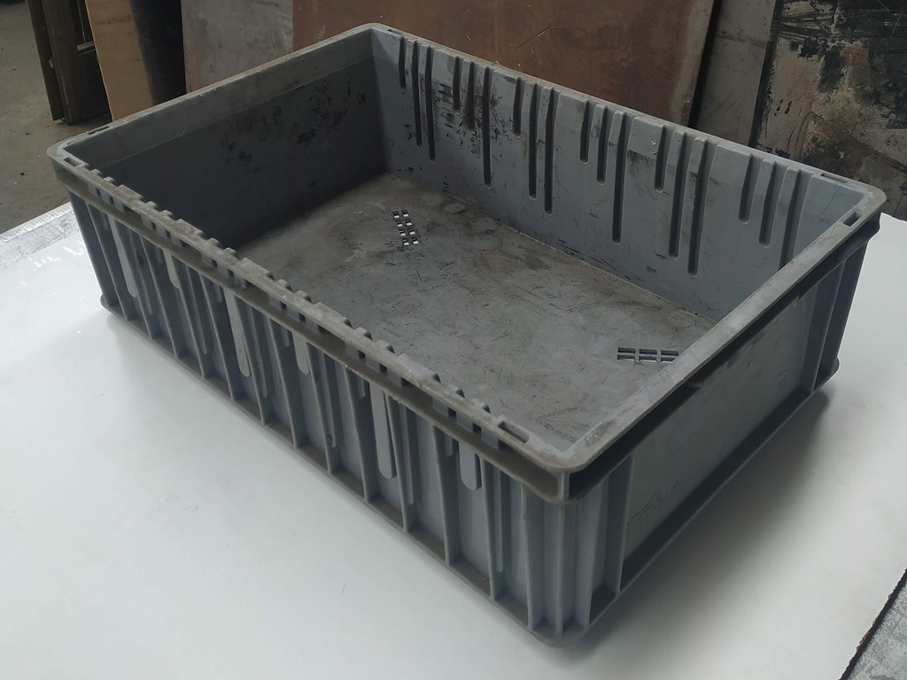 Cassette scatole contenitori impilabili in polietilene 60x39.5x18 L36 in vendita - foto 3