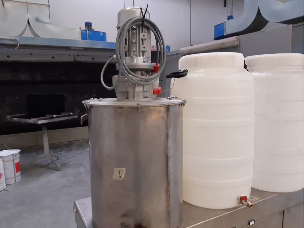 SISTEMA MANUALE DI ARGENTATURA E RAMATURA in vendita - foto 3