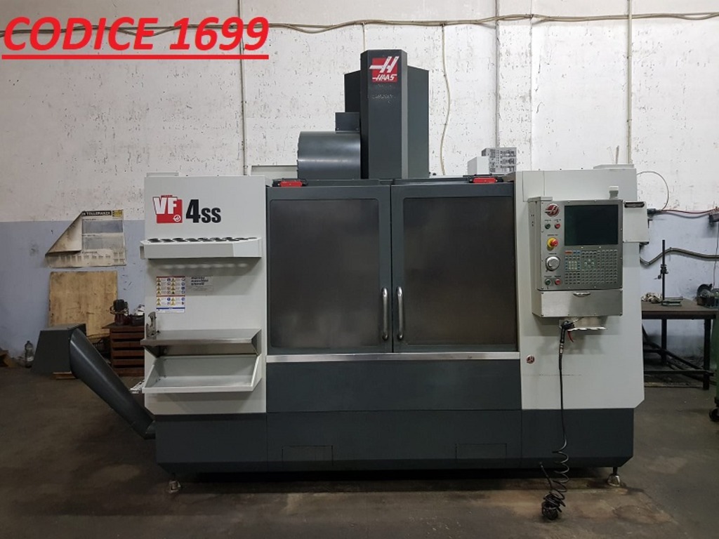 CODICE 1699 CENTRO DI LAVORO VERTICALE HAAS MS MOD VF-4SS 1000x500 in vendita - foto 6