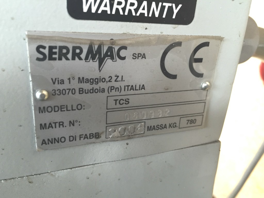 TRAPANO FRESA SERRMAC MOD. TCS in vendita - foto 2