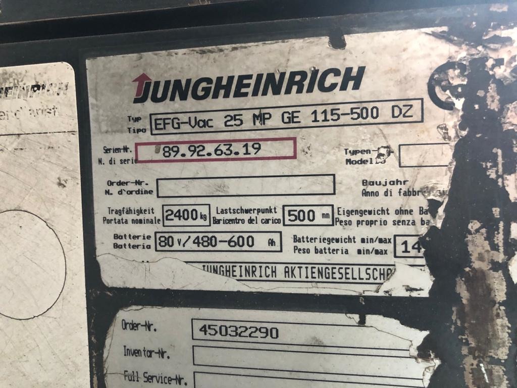 Muletto Jungheinrich 25 TON in vendita - foto 3