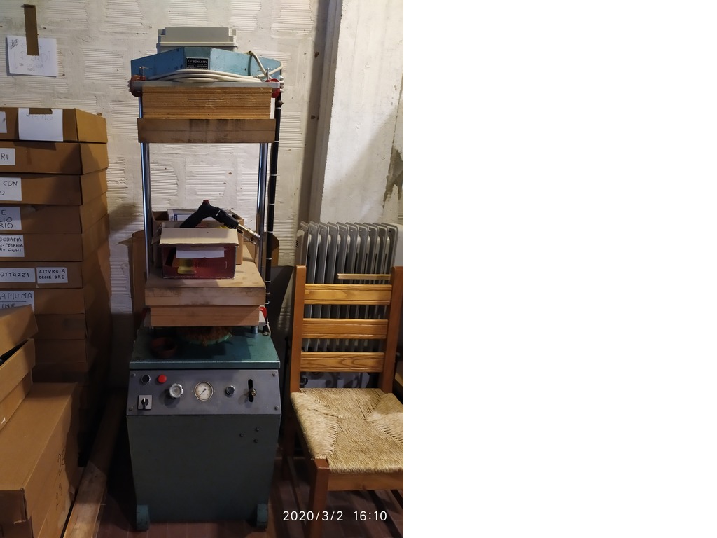 Pressa elettrica / idraulica bonfanti 35x50 in vendita - foto 1