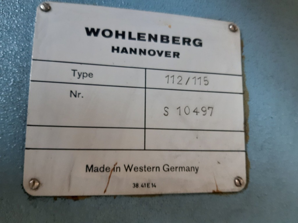 CESOIA WOHLENBERG HANNOVER TIPO 112 115  PER CARTA CARTOTECNICA CARTONE USATA USED in vendita - foto 6