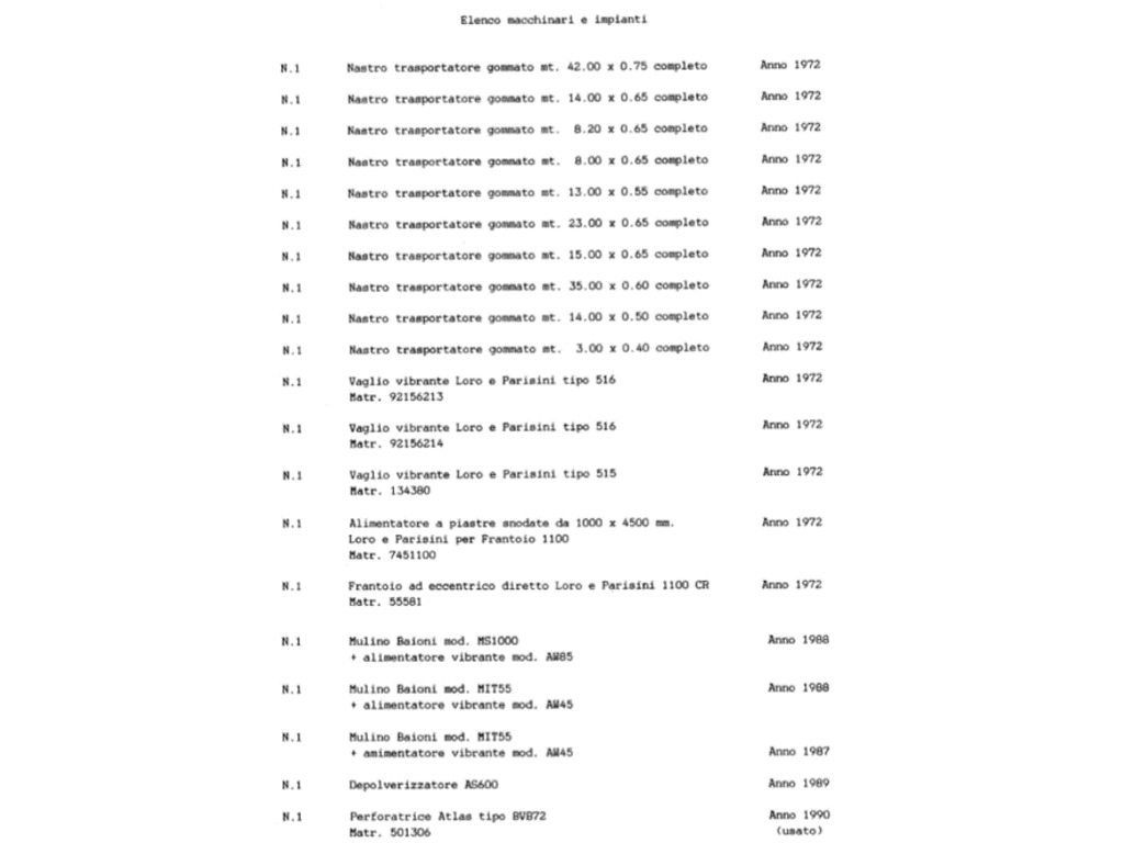 Attrezzature varie in vendita