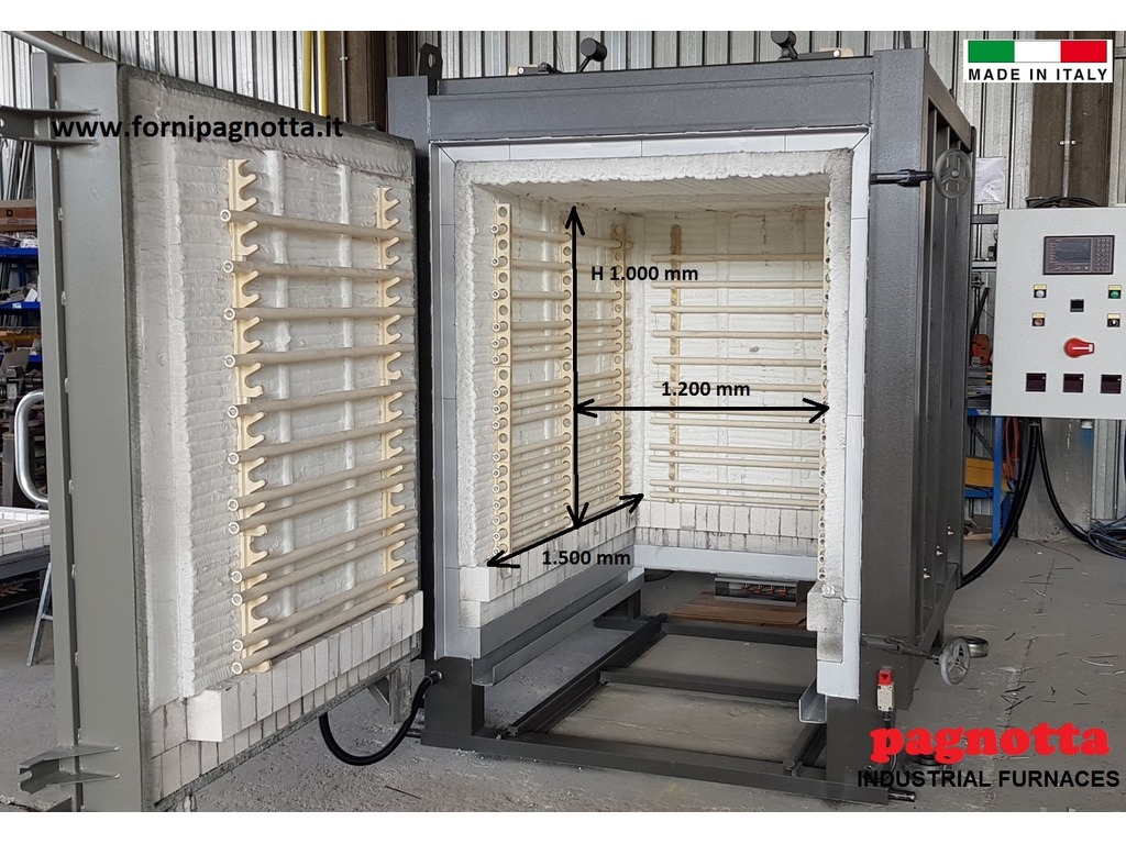 Forno elettrico a carro 1000°C in vendita - foto 2