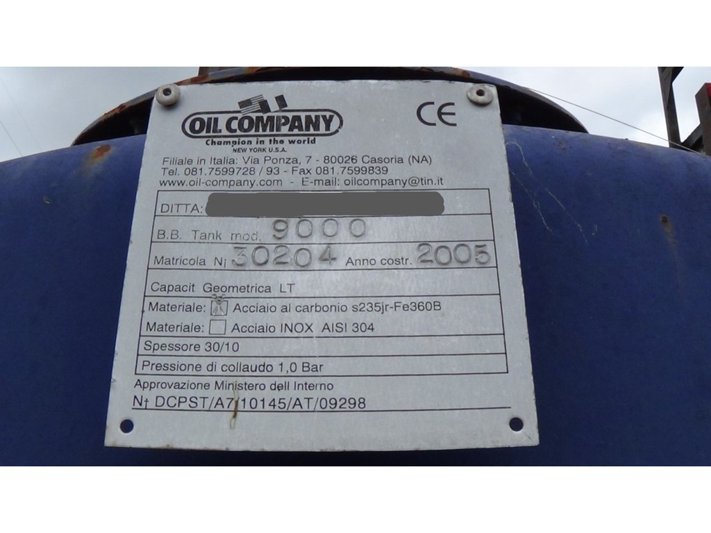 Cisterna per gasolio Lt. 9000 - Oil Company in vendita - foto 4