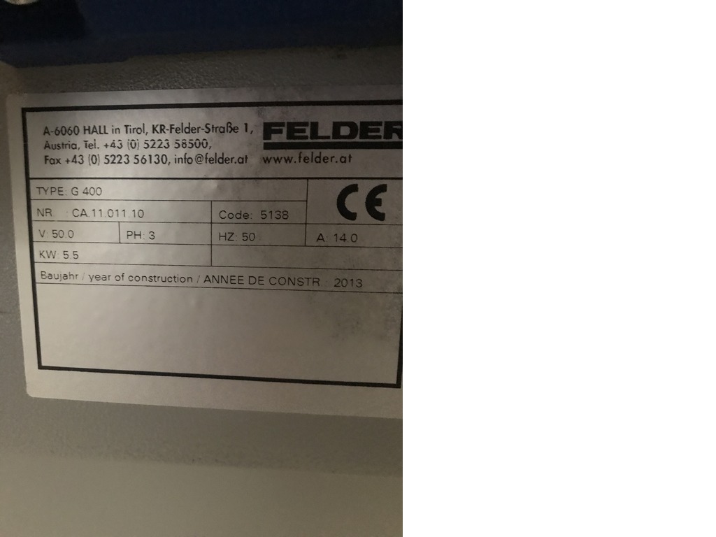 Bordatrice felder borda rifila e raschia in vendita - foto 4
