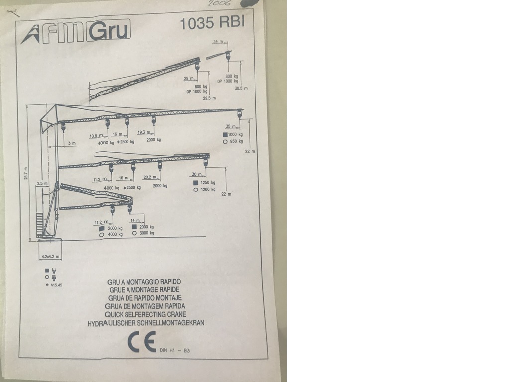 Gru Automontante in vendita - foto 1