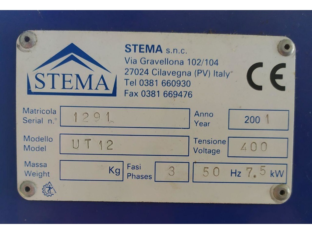 UMIDIFICATORE PER CALZATURIFICIO STEMA UT12 OTTIME CONDIZIONI in vendita - foto 2
