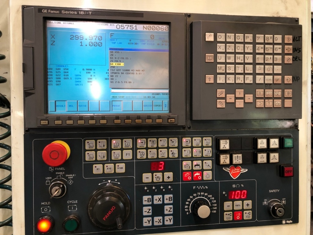TORNIO ORIZZONTALE CNC BIGLIA B 1000 in vendita - foto 2