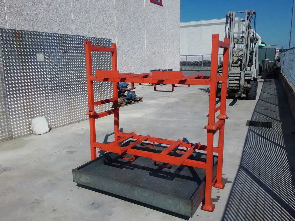 Porta fusti con vasca di raccolta in vendita - foto 2