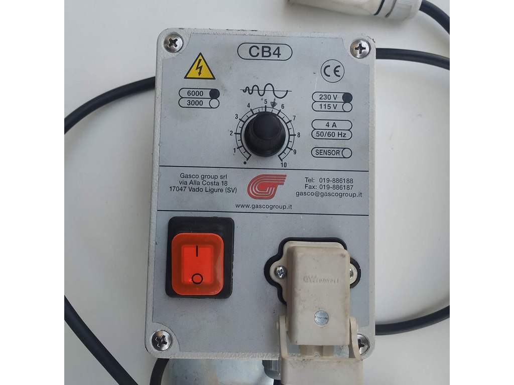 Base vibrante circolare con contenitore conico GASCO BV25-2L in vendita - foto 3