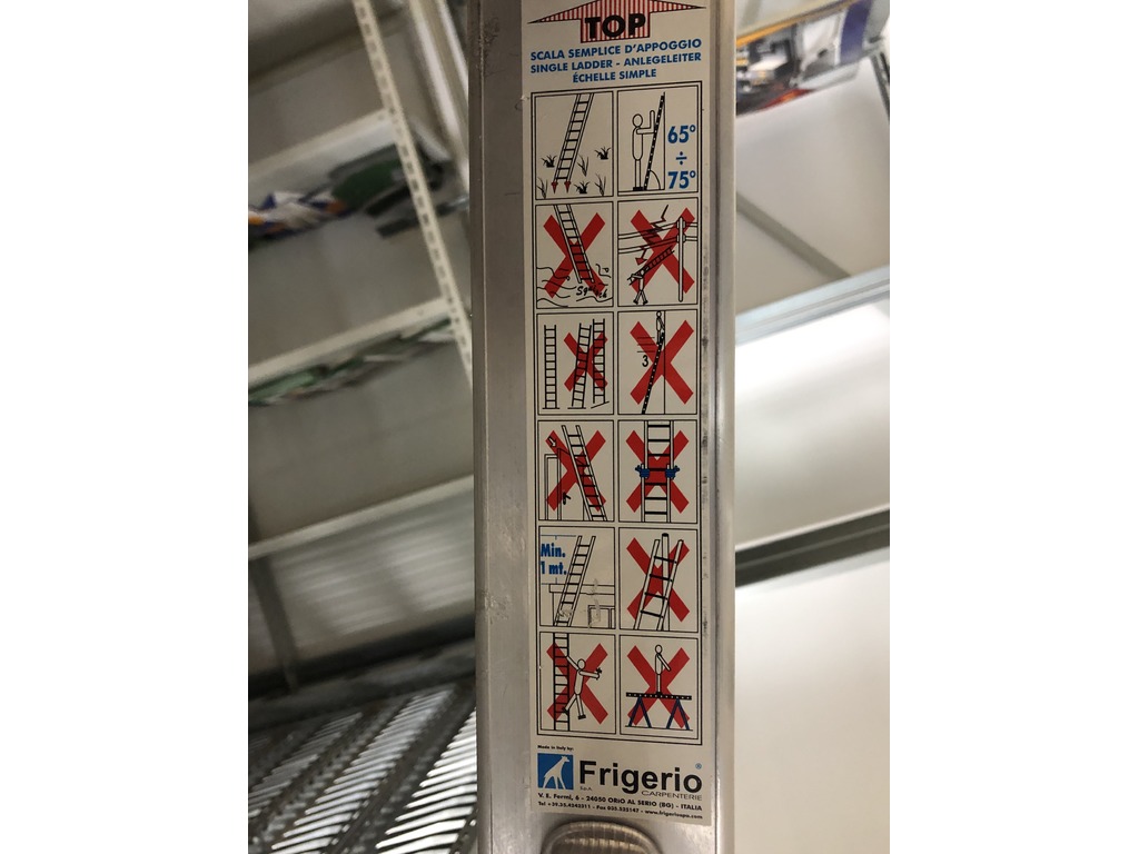 Scala in alluminio marca Frigerio in vendita - foto 2