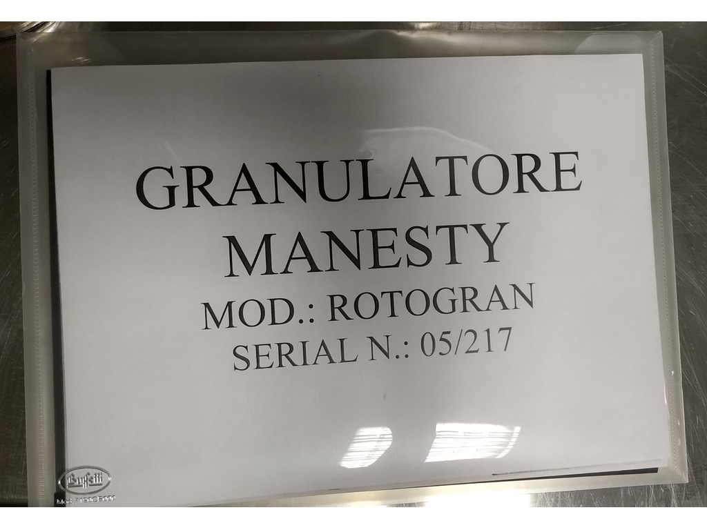 Granulatore granulator Manesty Rotogran in vendita - foto 8
