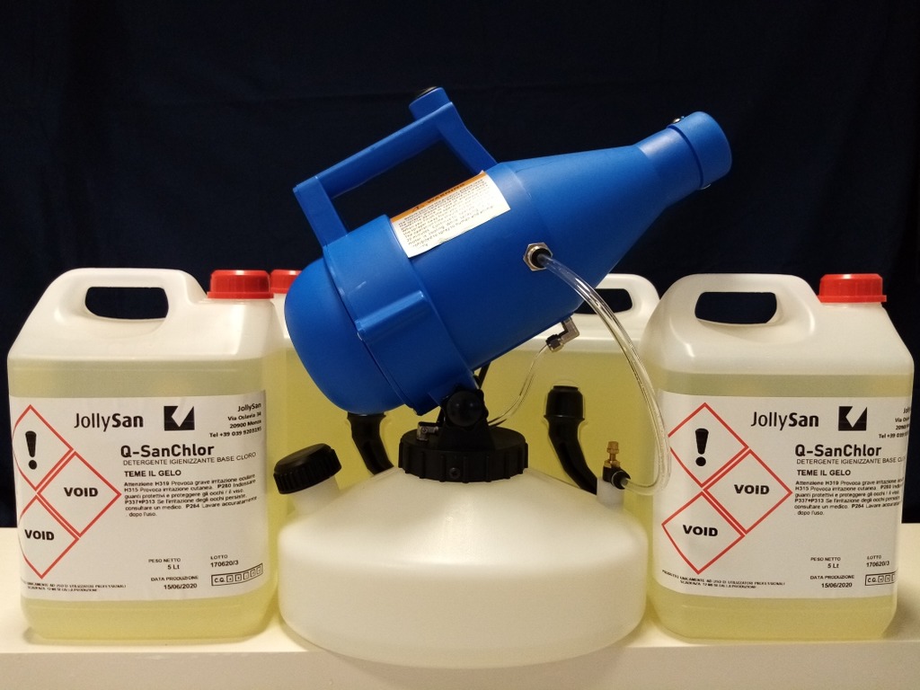 KIT SANIFICAZIONE NEBULIZZATORE+20L SANIFICANTE in vendita - foto 2