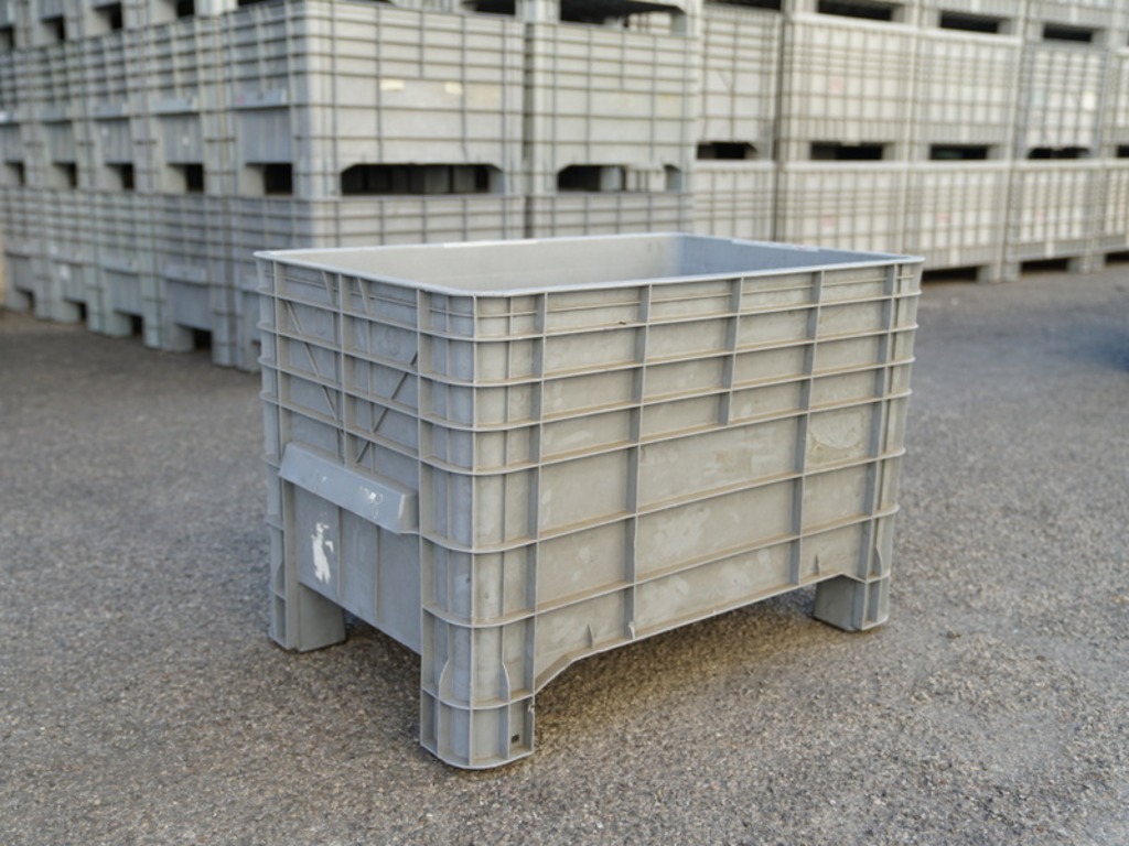 Cassoni contenitori bins in plastica usati in vendita - foto 1