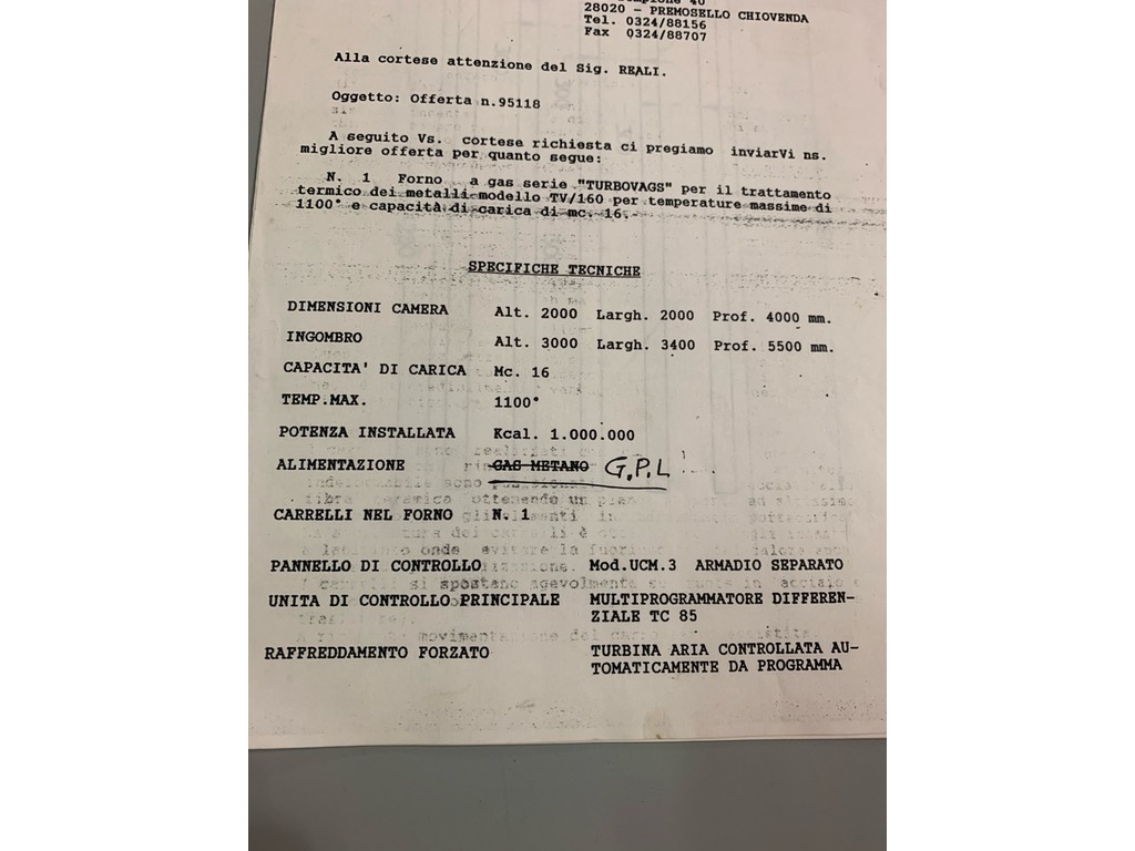 FORNO INDUSTRIALE ITALFORNI in vendita - foto 3