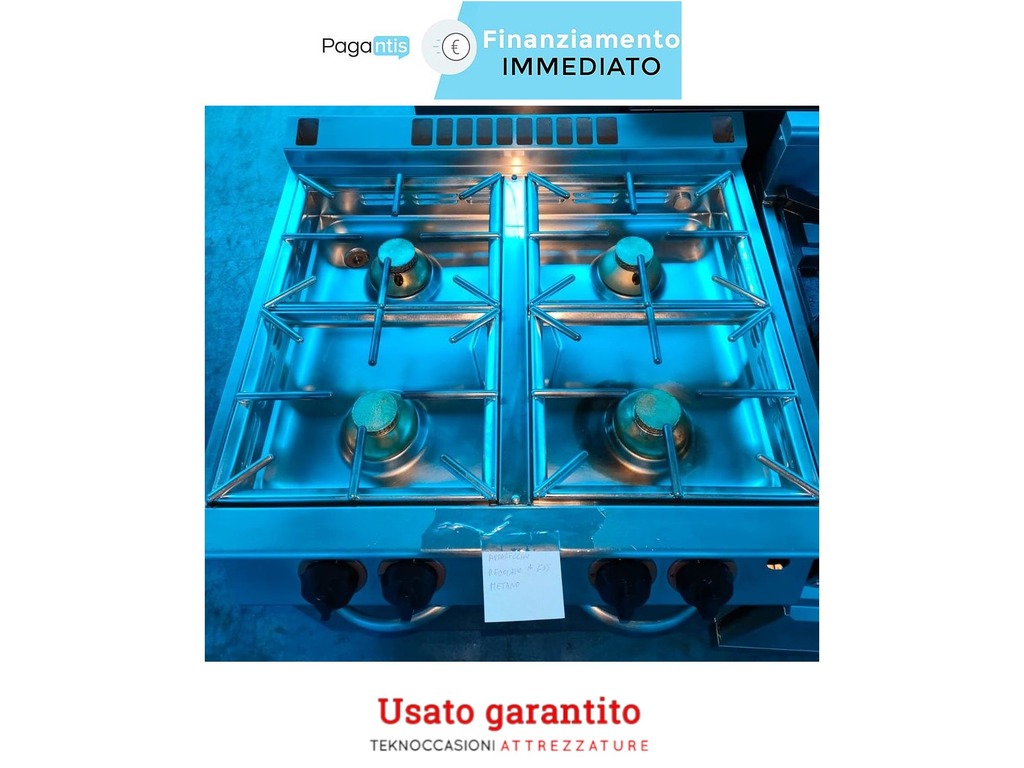 Cucina a gas 4 fuochi professionale usato garantito in vendita - foto 2