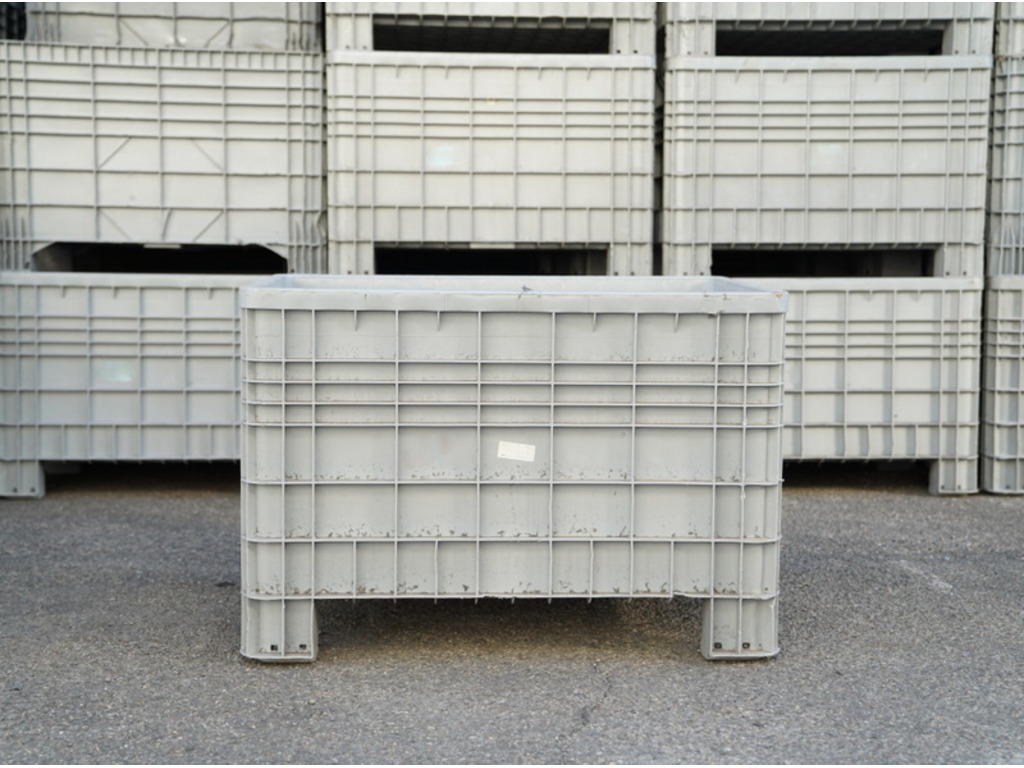 Cassoni casse pallet bins impilabili ad incastro usati in vendita - foto 4