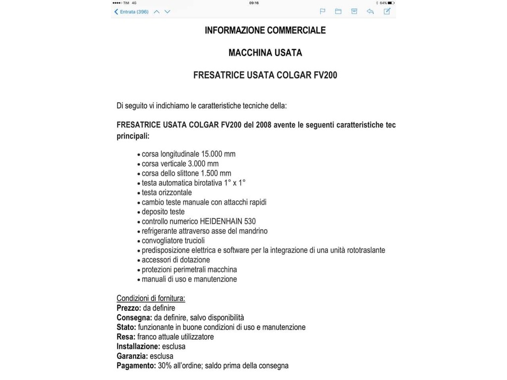 Fresatrice Colgar in vendita - foto 3