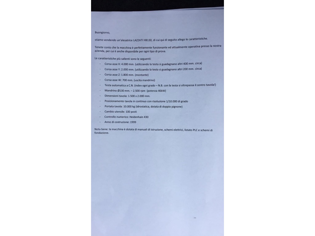 Alesatrice Lazzati in vendita - foto 2