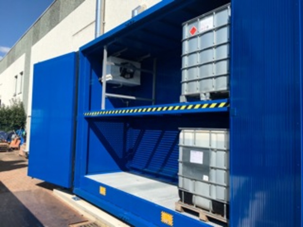 ARMADIO CONTENITORE COIBENTATO SOLVENTI in vendita - foto 2