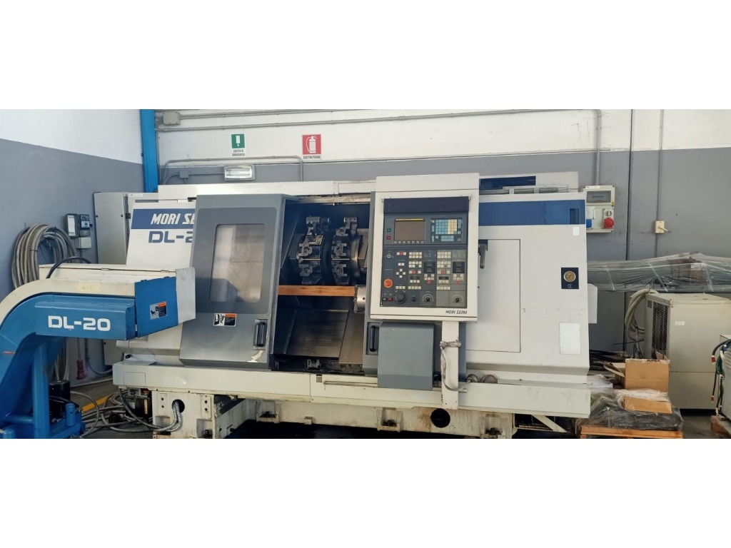 Tornio bimandrino Mori Seiki DL20 in vendita - foto 4
