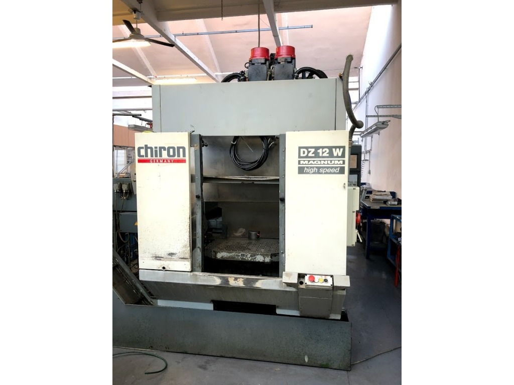 Centro di lavoro verticale a doppio mandrino rotopallet CHIRON DZ 12 W in vendita - foto 4