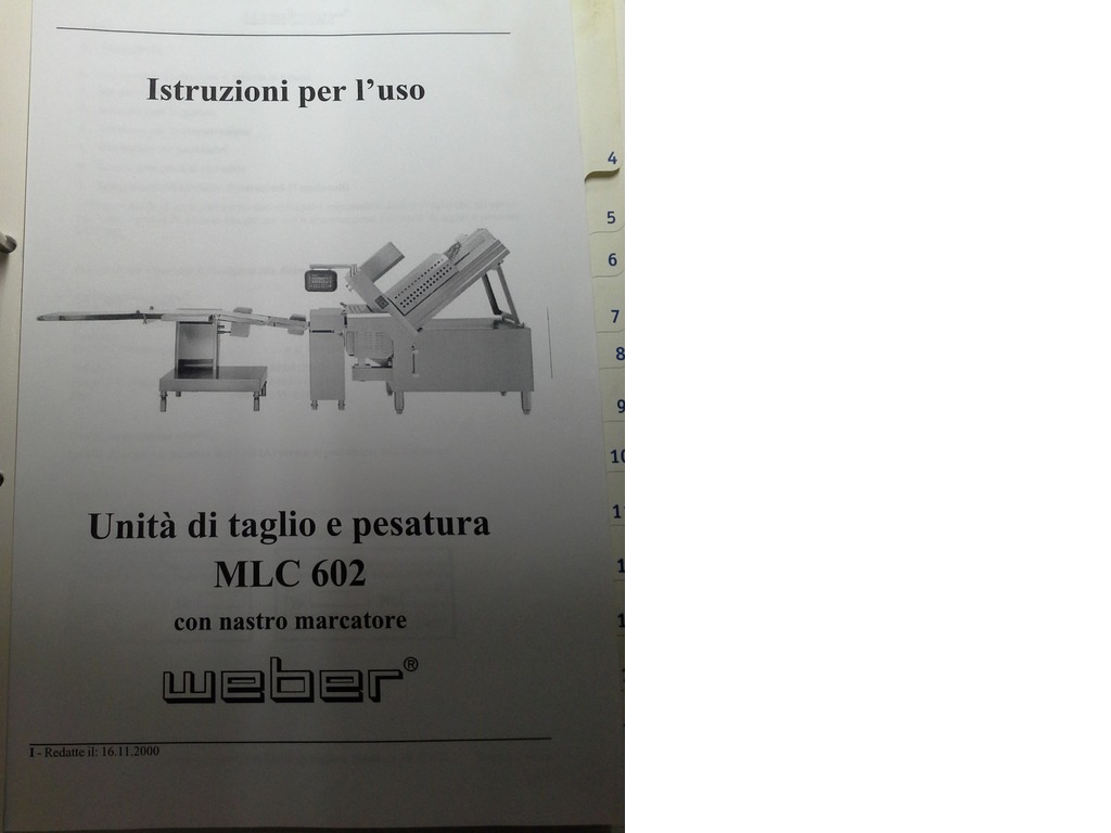 Cutter usata Weber MLC 602 in vendita - foto 3
