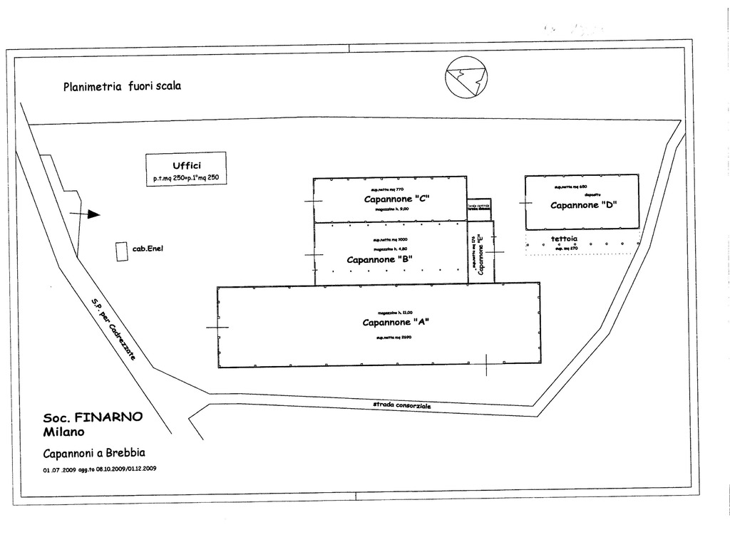 Brebbia (VA), Via per Cadrezzate 9  Affittasi singolo capannone mq. 1.000;. in vendita - foto 5