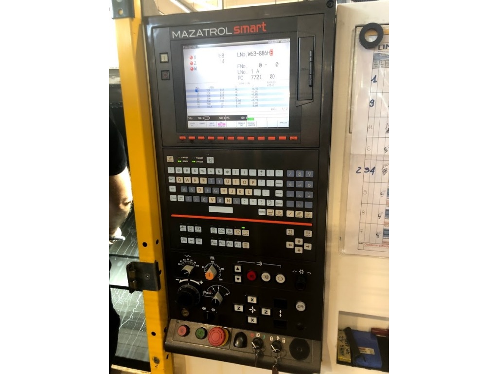Tornio Motorizzato CNC Mazak Super Quadrex 250M in vendita - foto 3