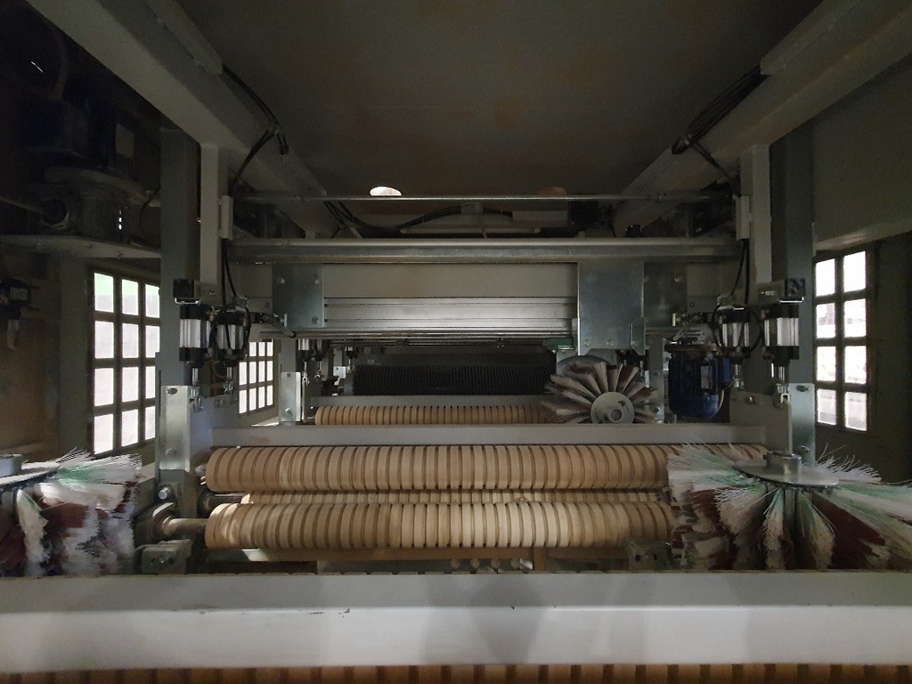 SPAZZOLATRICE RUSTICATRICE AUTOMATICA Cmc Serio Ms 120 only up y1 x1 in vendita - foto 8