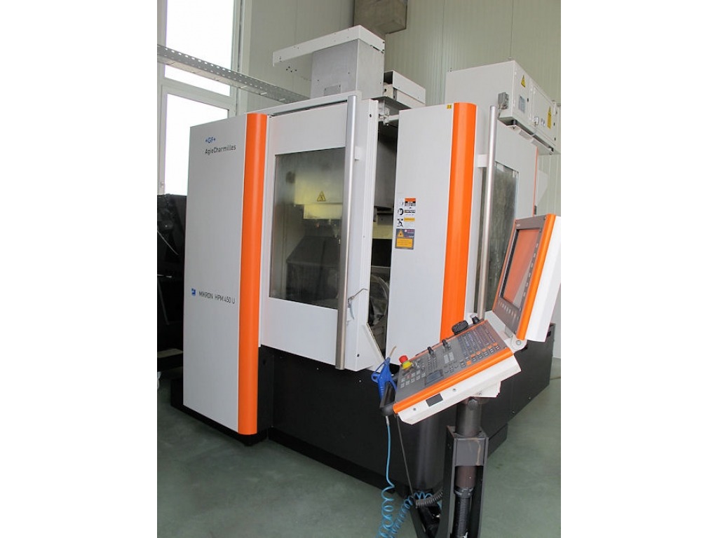 Centro di lavoro MIKRON a 5 assi mod. HPM 450 U in vendita - foto 4