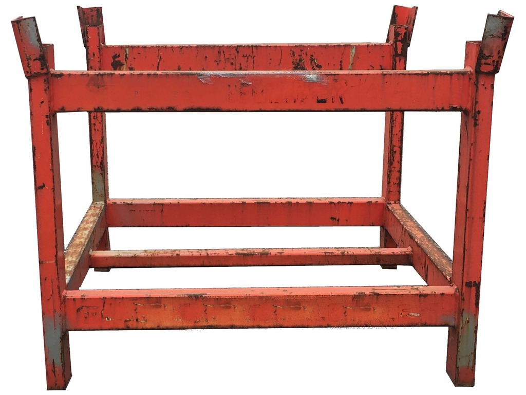 Pallet in acciaio impilabili con sponde in vendita - foto 2