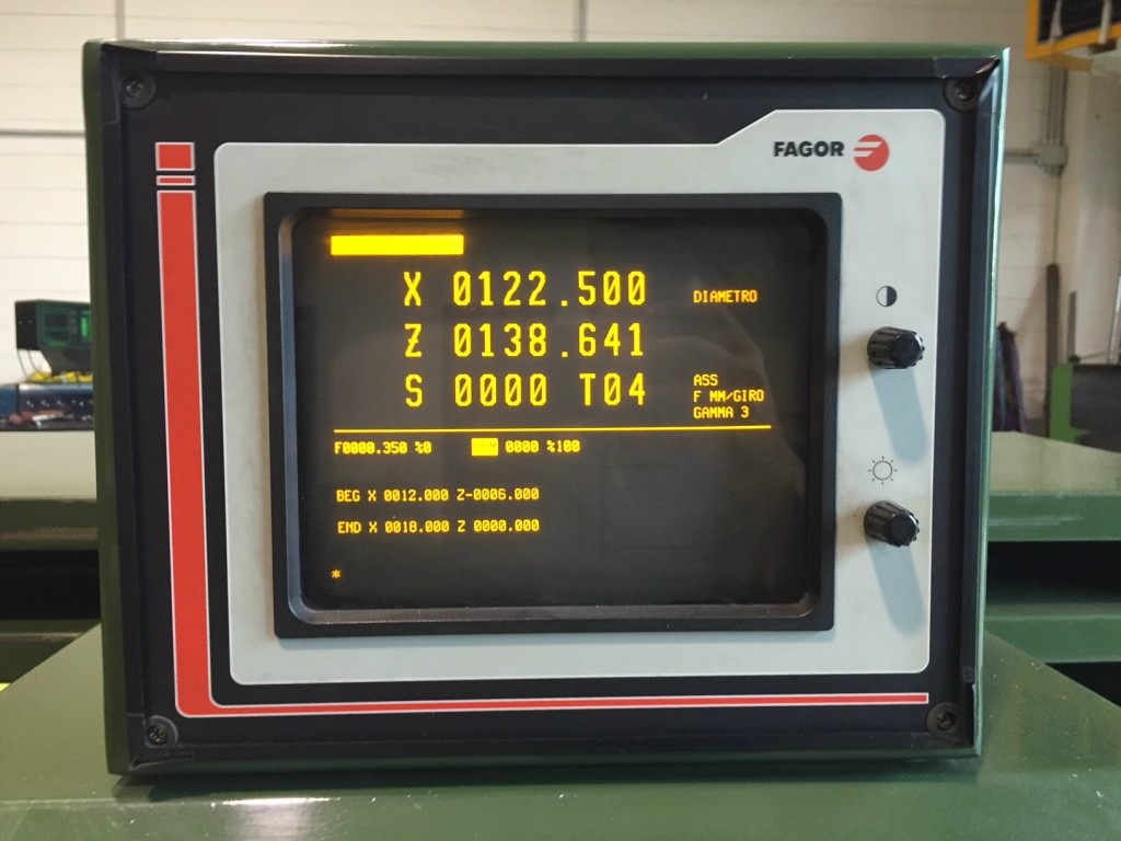 TORNIO AD AUTOAPPRENDIMENTO MOMAC MOD. SC/200 CN CNC FAGOR 800 T in vendita - foto 3
