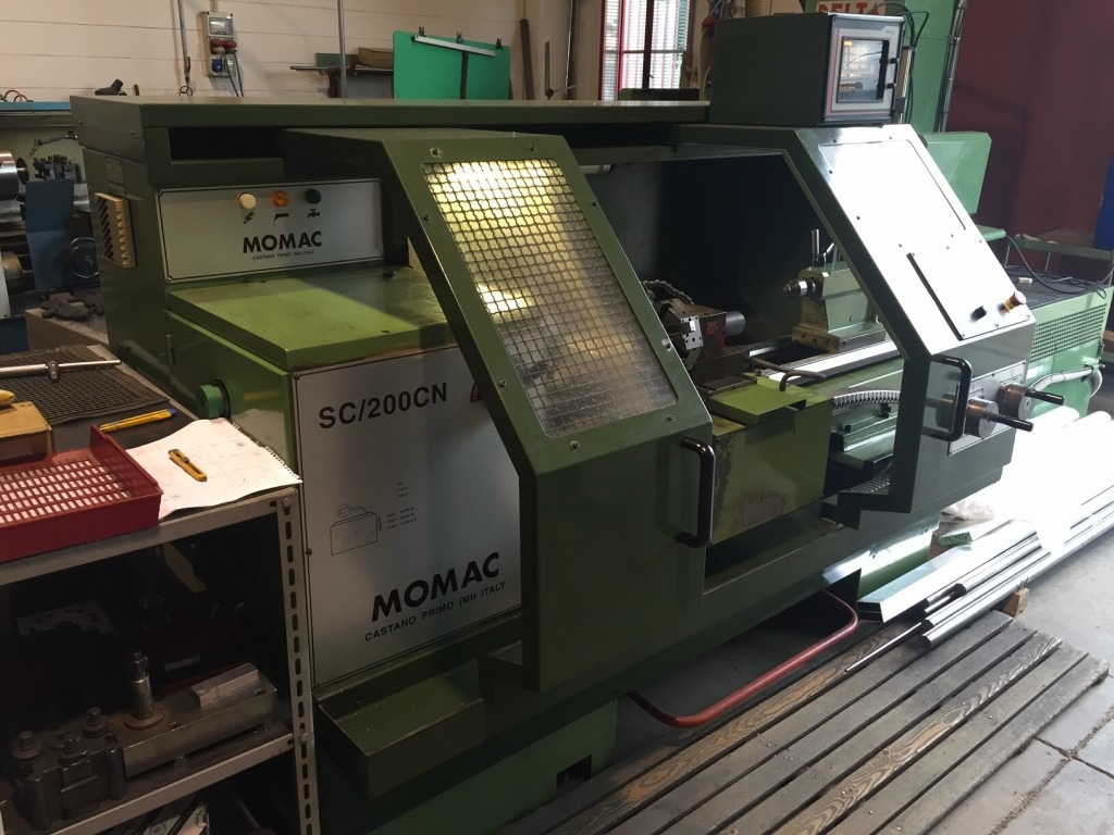 TORNIO AD AUTOAPPRENDIMENTO MOMAC MOD. SC/200 CN CNC FAGOR 800 T in vendita - foto 4