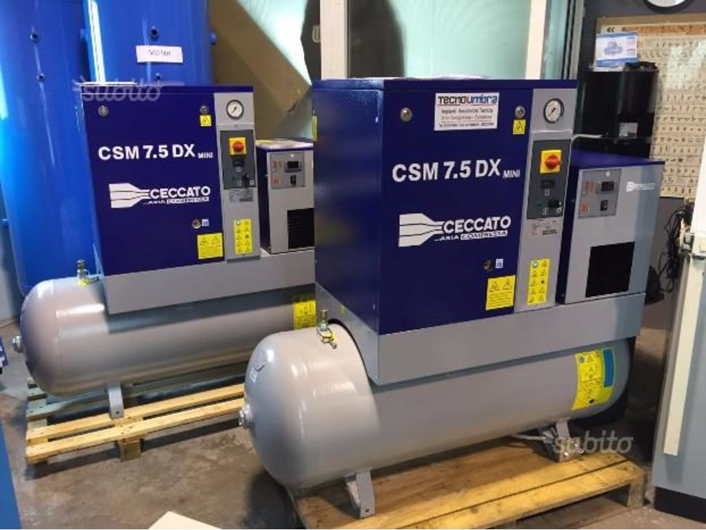 Compressore a vite con serbatoio ed essiccatore in vendita - foto 1