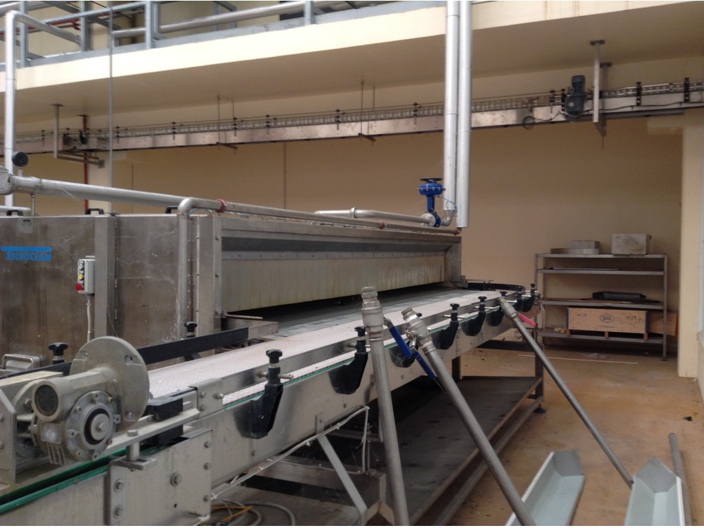 PASTORIZZATORE A PIOGGIA DI ACQUA PRERISCALDATA  PER VASI E LATTINE in vendita - foto 1