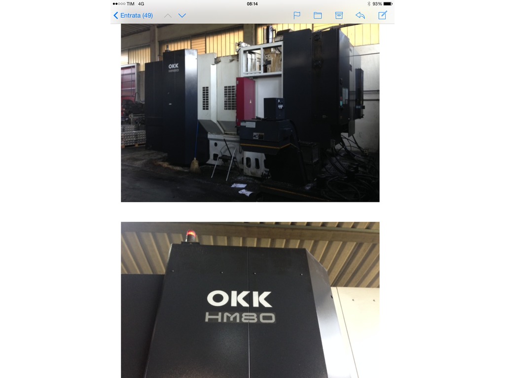 Centro di lavoro orizzontale OKK HM 80 in vendita - foto 1