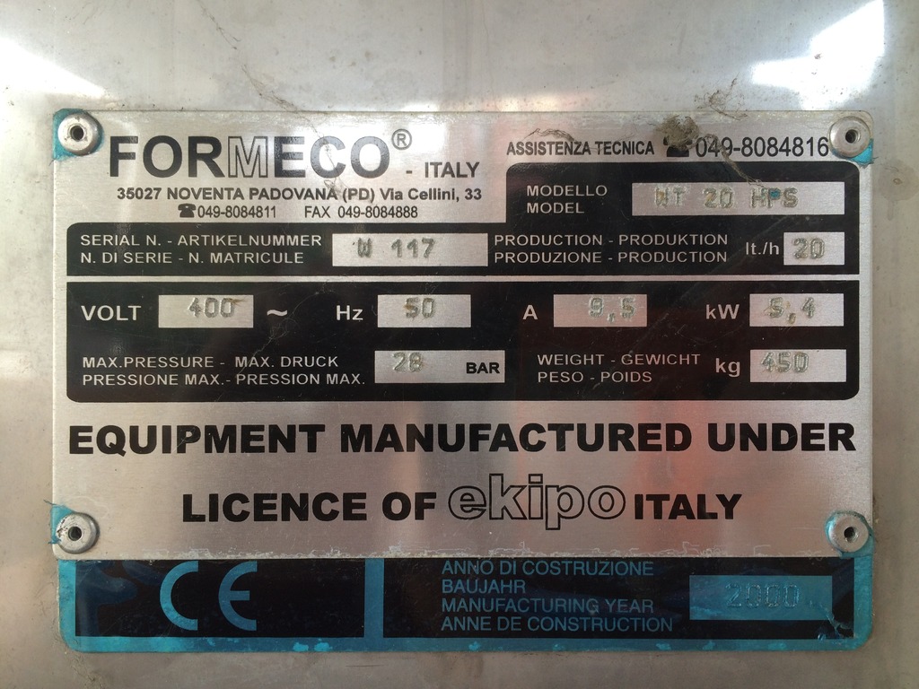 FORMECO distillatore / evaporatore in vendita - foto 2