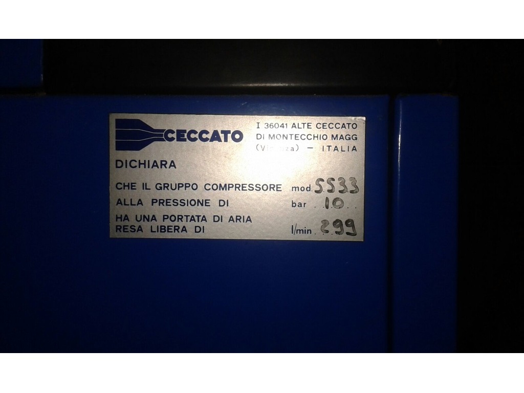 compressore industriale Ceccato Fonolife 990€ in vendita - foto 2